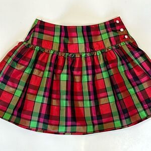 Goes size 8 GAP kids holiday plaid skirt